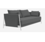 Softline Madison Schlafsofa-Divina Melange 180 Slate-Chrome