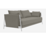Softline Madison Schlafsofa-Divina Melange 260 Greige-Chrome