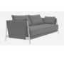Softline Madison Schlafsofa-Hallingdal 153 Grey/Greige-Chrome