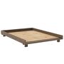 Karup Design Social Bed Bettgestell von Karup Design  140 cm / 200 cm, Ohne 2 Stück Rückenlehnen und Beistelltische, 106 Carob Brown lackiert