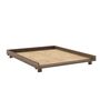 Karup Design Social Bed Bettgestell von Karup Design  160 cm / 200 cm, Ohne 2 Stück Rückenlehnen und Beistelltische, 106 Carob Brown lackiert