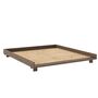 Karup Design Social Bed Bettgestell von Karup Design  180 cm / 200 cm, Ohne 2 Stück Rückenlehnen und Beistelltische, 106 Carob Brown lackiert