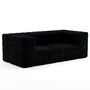 Ambivalenz Flexibler 2-Sitzer mit Armlehnen 'Curt' von Ambivalenz Ebony - Sera