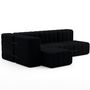 Ambivalenz Flexibles kleines Ecksofa Curt von Ambivalenz Ebony - Sera