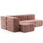 Ambivalenz Flexibles kleines Ecksofa Curt von Ambivalenz Lotus (Rosa) - Barcelona