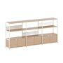 TIPTOE Regal Unit 3 240 cm von Tiptoe 3 Türen, Cream White