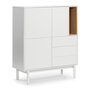 Teulat Cabinet Corvo 100Cm - Creamy White