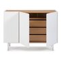 Teulat Chest Of Drawers Arista 110Cm - White