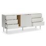 Teulat Chest Of Drawers Corvo 180Cm - Creamy White