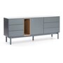 Teulat Chest Of Drawers Corvo 180Cm - Grey