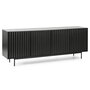 Teulat Chest Of Drawers Sierra 212Cm - Matt Black