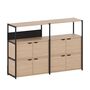 TIPTOE Regal Unit 3 160 cm von Tiptoe 4  Türen , Graphite Black