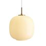 Louis Poulsen Pendelleuchte VL 45 Radiohus von Louis Poulsen  Brass/Glossy Pale Yellow glass, Ø: 250 cm 