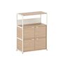 TIPTOE Regal Unit 3 80 cm von Tiptoe 2 Türen, Cream White
