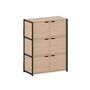 TIPTOE Regal Unit 3 80 cm von Tiptoe 3 Türen, Graphite Black