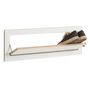 Ambivalenz Schuhregal Fläpps 100 x 27 cm von Ambivalenz Weiss