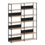 TIPTOE Regal Unit 6 160 cm von Tiptoe 0 Schubladen / Türen, Graphite Black