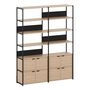 TIPTOE Regal Unit 6 160 cm von Tiptoe 4  Türen , Graphite Black
