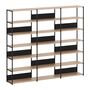 TIPTOE Regal Unit 6 240 cm von Tiptoe 0 Schubladen / Türen, Graphite Black