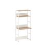 TIPTOE Regal mit Schreibtisch 80 cm von Tiptoe 0 Schubladen / Türen, H: 180 cm, Cream White