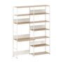 TIPTOE Regal mit Schreibtisch 160 cm von Tiptoe 0 Schubladen / Türen, H: 215 cm, Cream White