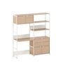 TIPTOE Regal mit Schreibtisch 160 cm von Tiptoe 1 Schublade / 2 Türen, H: 180 cm, Cream White