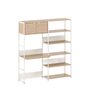 TIPTOE Regal mit Schreibtisch 160 cm von Tiptoe 1 Tür, H: 180 cm, Cream White