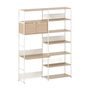 TIPTOE Regal mit Schreibtisch 160 cm von Tiptoe 1 Tür, H: 215 cm, Cream White