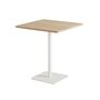 TIPTOE Bistrot-Tisch mit Holz Moka von Tiptoe L: 70 cm / B: 70 cm, Cream White
