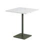 TIPTOE Bistrot-Tisch Moka von Tiptoe L: 70 cm / B: 70 cm, Khaki Green 