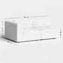 2-Sitzer Sofa Bridge 185 x 105 cm von Tiptoe