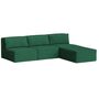 4-Sitzer Sofa mit Chaiselongue Bridge 240 x 210 cm von Tiptoe, Fir Green