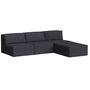 4-Sitzer Sofa mit Chaiselongue Bridge 240 x 210 cm von Tiptoe, Slate Blue
