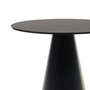 Kave Home WILSHIRE - Beistelltisch Glas Ø 50 cm