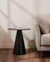 Kave Home WILSHIRE - Beistelltisch Glas Ø 50 cm