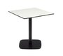 Kave Home DINA Gartentisch 68 x 68cm-Schwarz-Weiß
