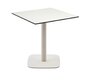 Kave Home DINA Gartentisch 68 x 68cm-Weiß-Weiß