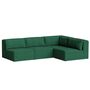 4-Sitzer Ecksofa Bridge 265 x 185 cm von Tiptoe, Fir Green