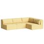 4-Sitzer Ecksofa Bridge 265 x 185 cm von Tiptoe, Lemon Yellow