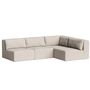 4-Sitzer Ecksofa Bridge 265 x 185 cm von Tiptoe, Ivory Beige