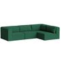 4-Sitzer Ecksofa Bridge 290 x 185 cm von Tiptoe, Fir Green