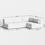 4-Sitzer Ecksofa Bridge 265 x 185 cm von Tiptoe,