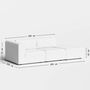 4-Sitzer Sofa Bridge 265 x 105 cm von Tiptoe