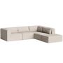 5-Sitzer Ecksofa 290 x 265 cm Bridge von Tiptoe, Ivory Beige