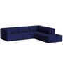 5-Sitzer Ecksofa 290 x 265 cm Bridge von Tiptoe, Ink Blue