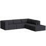 5-Sitzer Ecksofa 290 x 265 cm Bridge von Tiptoe, Slate Grey
