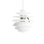 Louis Poulsen Pendelleuchte 'PH Snowball' Ø: 40 cm, E 27, Soft White / High Lustre Chrome Plated