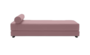 Softline Lubi Schlafsofa mit Kaltschaummatratze-Felt Melange 299 Antique Pink - Gestell schwarz