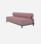 Softline Sleep Day Bed / Schlafsofa-Felt Melange - 299 Antique Pink