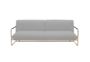 Softline NOVA Schlafsofa-Remix 123 light Grey-Brass